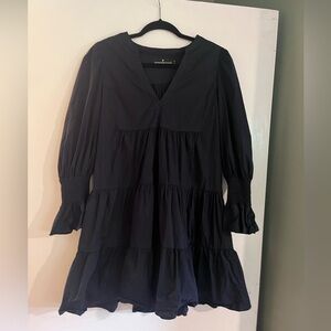 Pomander Place Navy Cotton Poplin Kenzo Dress